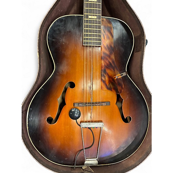 Vintage 1940s Gretsch Guitars New Yorker 6050 Natural Acoustic Guitar