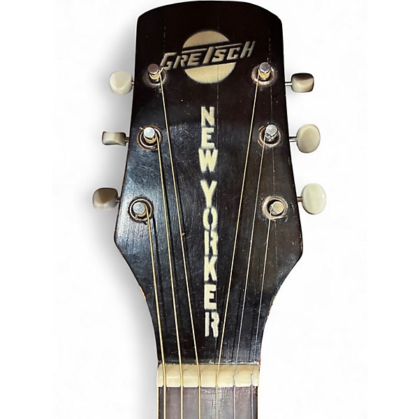 Vintage 1940s Gretsch Guitars New Yorker 6050 Natural Acoustic Guitar