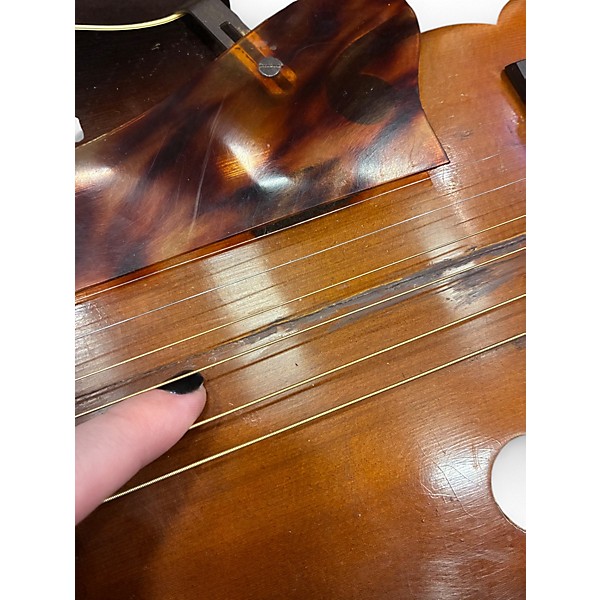 Vintage 1940s Gretsch Guitars New Yorker 6050 Natural Acoustic Guitar