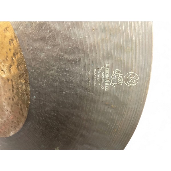 Used Zildjian 21in a custom hybrid ride Cymbal