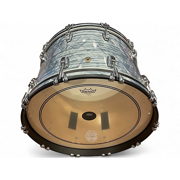 Used Ludwig 3 Piece Classic Maple Sky Blue Pearl Drum Kit