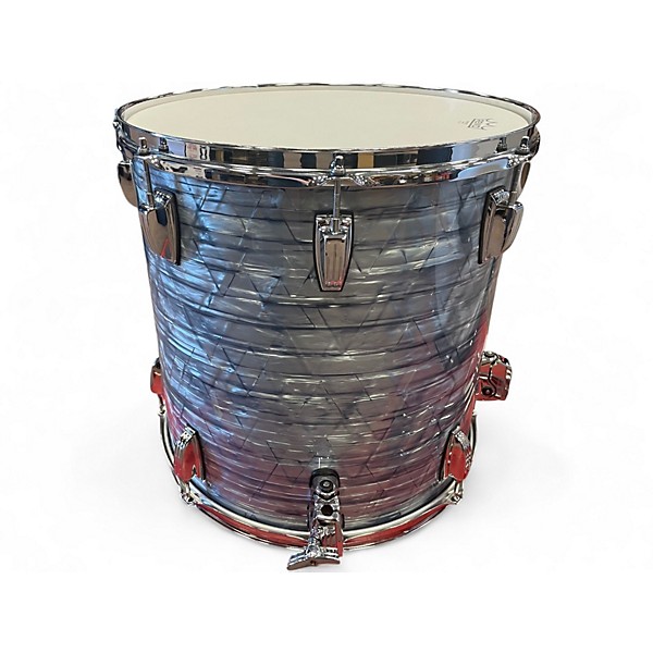 Used Ludwig 3 Piece Classic Maple Sky Blue Pearl Drum Kit