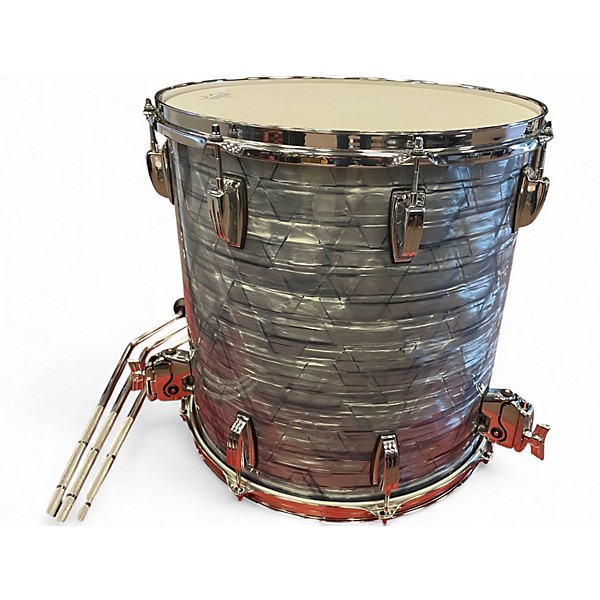 Used Ludwig 3 Piece Classic Maple Sky Blue Pearl Drum Kit