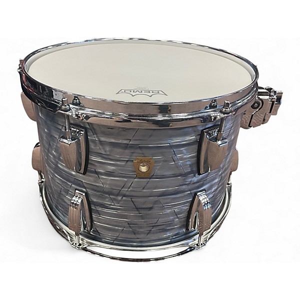 Used Ludwig 3 Piece Classic Maple Sky Blue Pearl Drum Kit