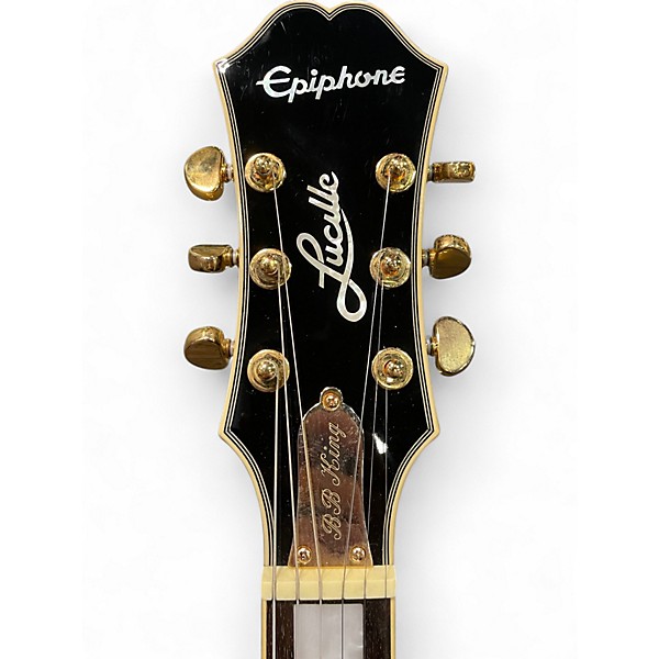 Used Epiphone BB King Lucille Black Hollow Body Electric Guitar