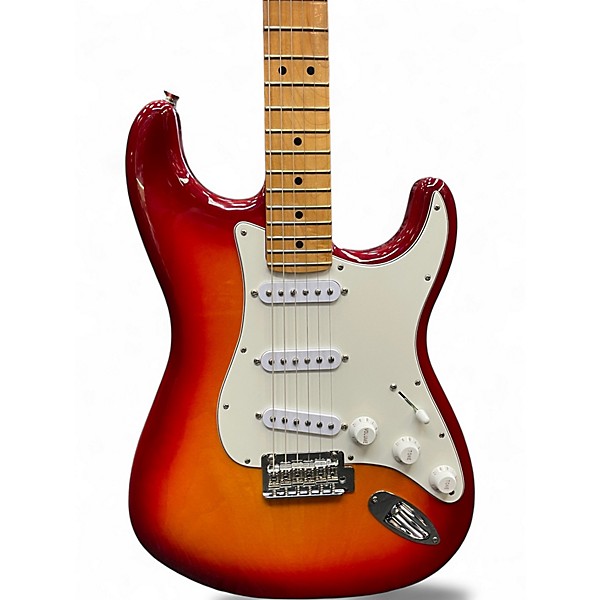 Used Fender Player II Stratocaster Chambered Ash Aged Cherry Burst Solid Body Electric Guitar