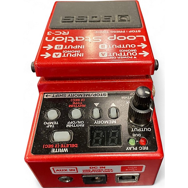 Used BOSS RC3 Loop Station Pedal
