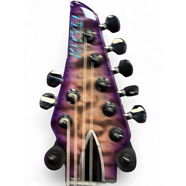 Used Kiesel ARIES 7 STRING Trans Purple Solid Body Electric Guitar