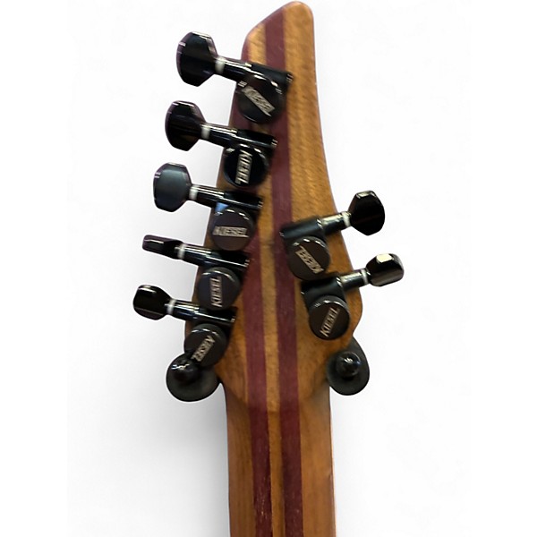 Used Kiesel ARIES 7 STRING Trans Purple Solid Body Electric Guitar