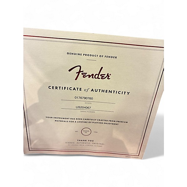 Used 2020 Fender Parallel Universe II Uptown Stratocaster Static White Solid Body Electric Guitar