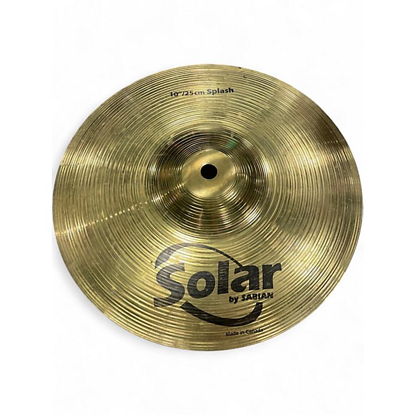 Used Solar by Sabian 10in Splash Cymbal