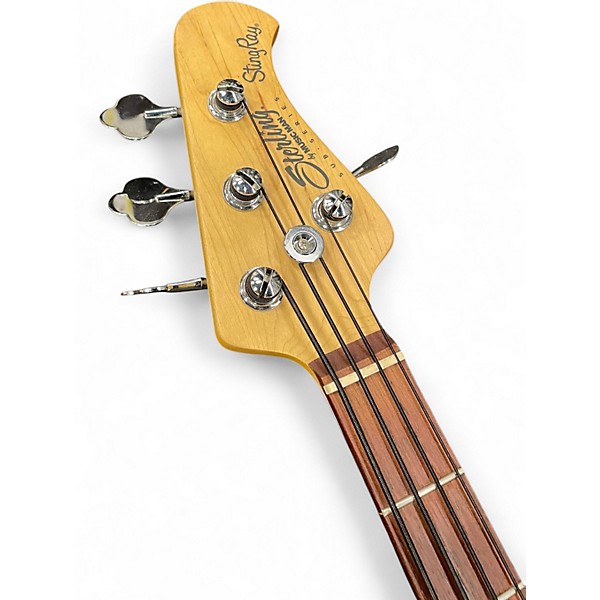 Used Sterling by Music Man Stingray RAY4 Walnut Satin Electric Bass Guitar