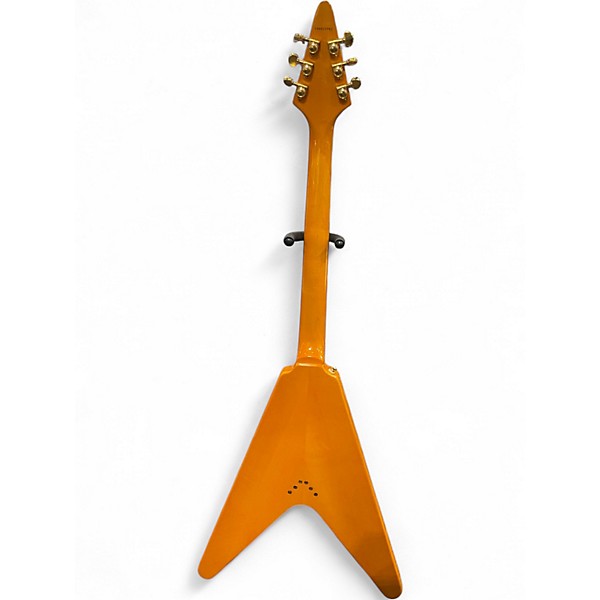 Used 2006 Epiphone 1958 Korina Flying V Vintage Natural Solid Body Electric Guitar