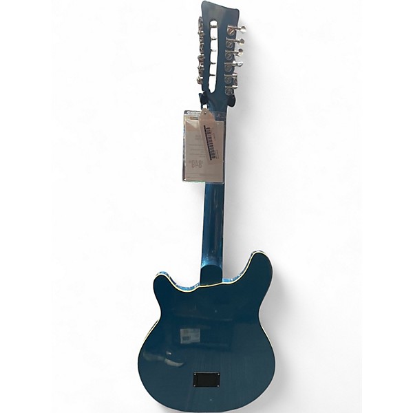 Used Italia JF-12 blue Hollow Body Electric Guitar