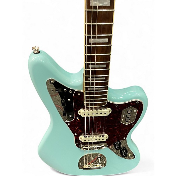 Used Squier CLASSIC VIBE 70S JAGUAR Daphne Blue Solid Body Electric Guitar