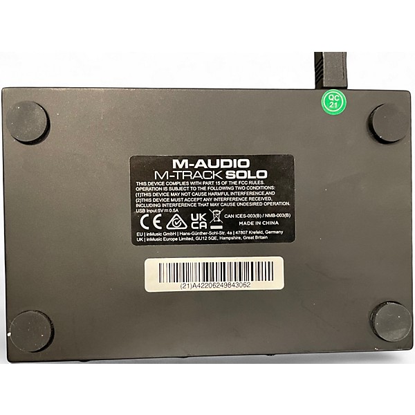 Used M-Audio M-TRACK SOLO Audio Interface