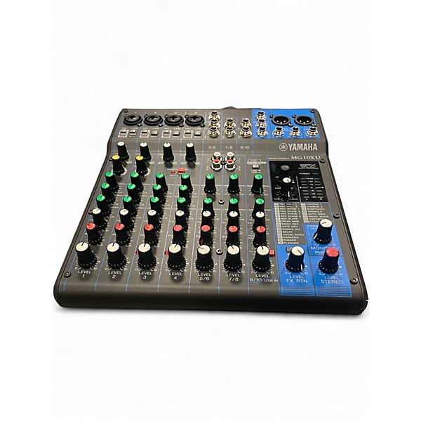 Used Yamaha MG10XU 10 Channel Mixer with Effects Unpowered Mixer
