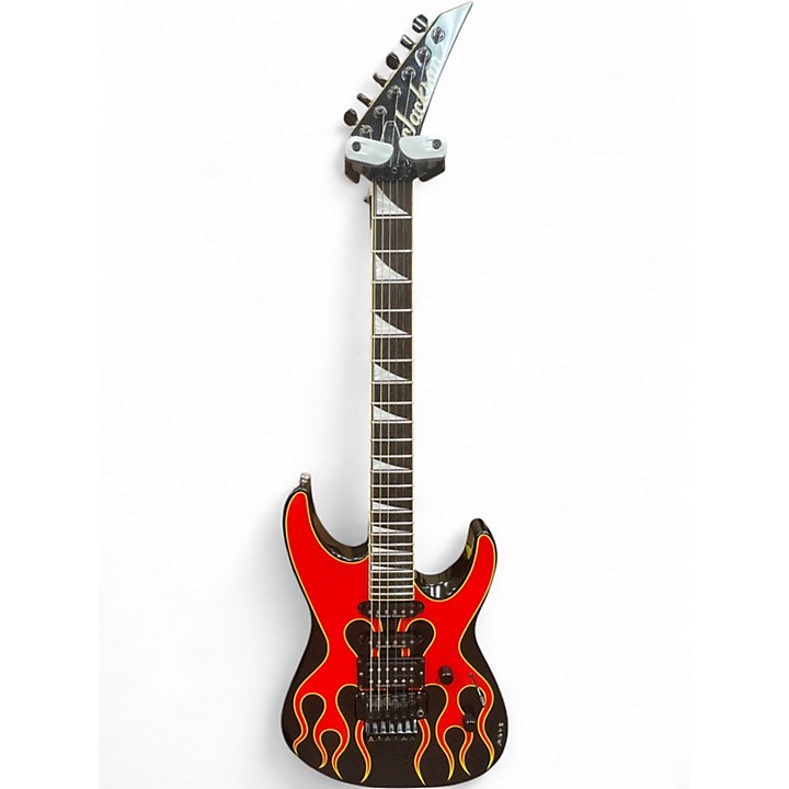 Used 1997 Jackson DK2 Pro Dinky Hot Rod Flames Solid Body Electric