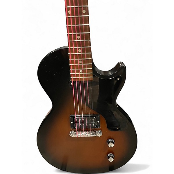 Used Gibson Les Paul Junior 2 Tone Sunburst Solid Body Electric Guitar