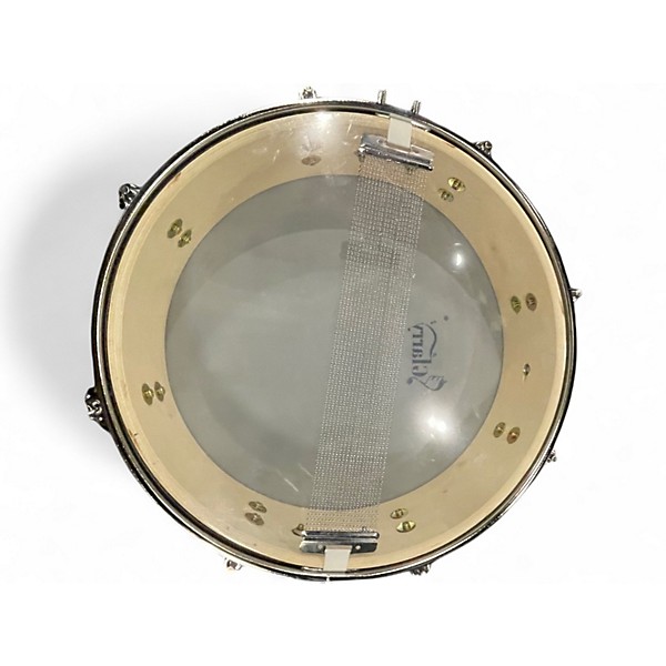 Used Glarry 13in snare Natural Drum
