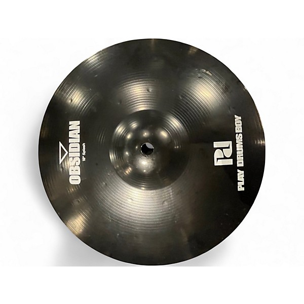 Used Play Drums Boy 10in Obsidian splash Cymbal