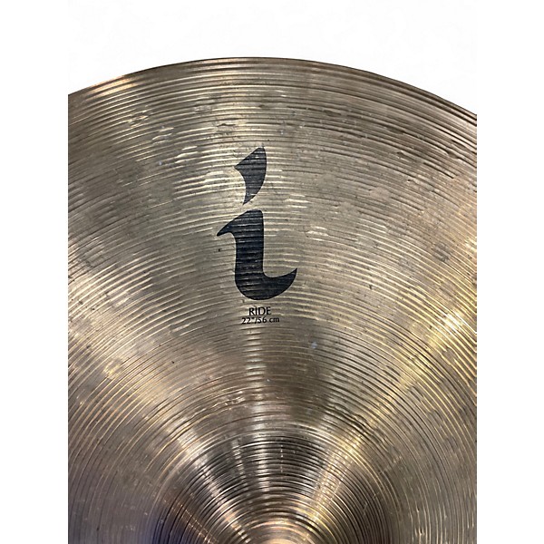 Used Zildjian 22in I SERIES RIDE CYMBAL Cymbal