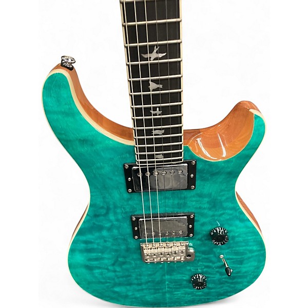 Used PRS SE Custom 24 Ocean Turquoise Solid Body Electric Guitar
