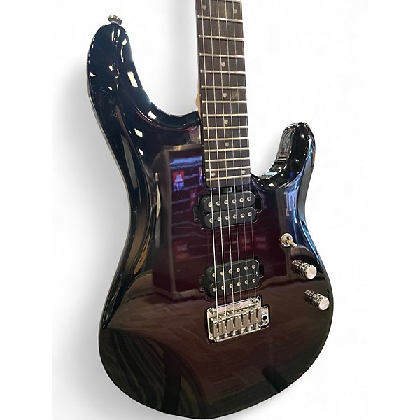 Used Sterling by Music Man JP60 Pearl Red Burst Solid Body Electric Guitar