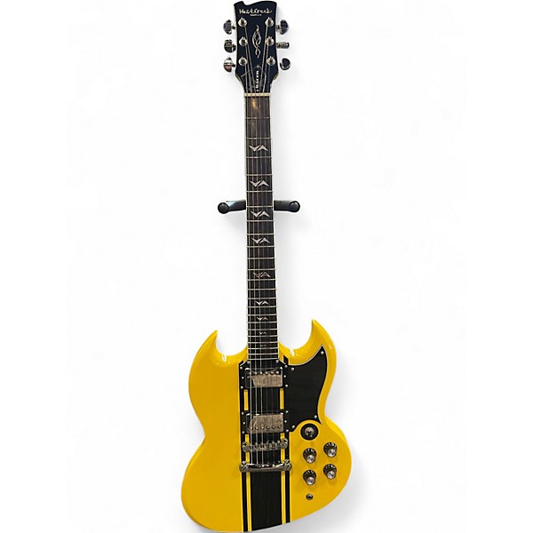 Used Westcreek Racer Yellow Solid Body Electric Guitar
