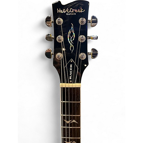 Used Westcreek Racer Yellow Solid Body Electric Guitar