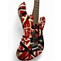 Used EVH Striped Series Frankie Red Solid Body Electric Guitar