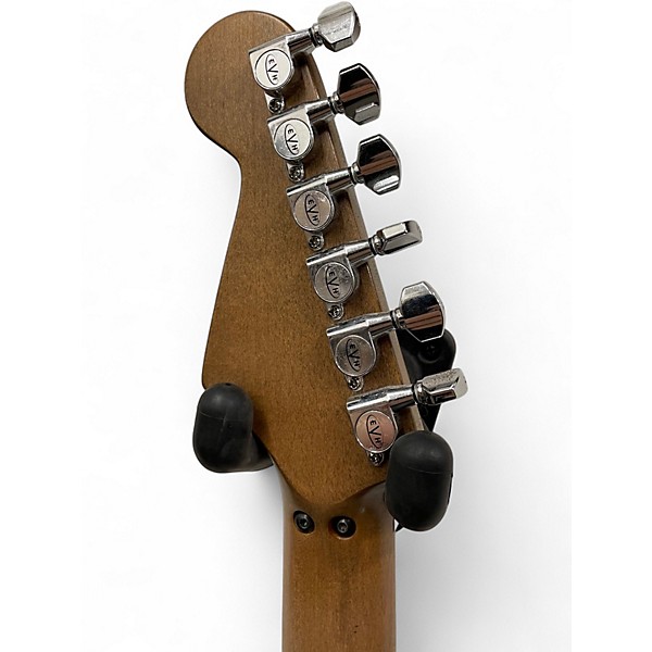 Used EVH Striped Series Frankie Red Solid Body Electric Guitar