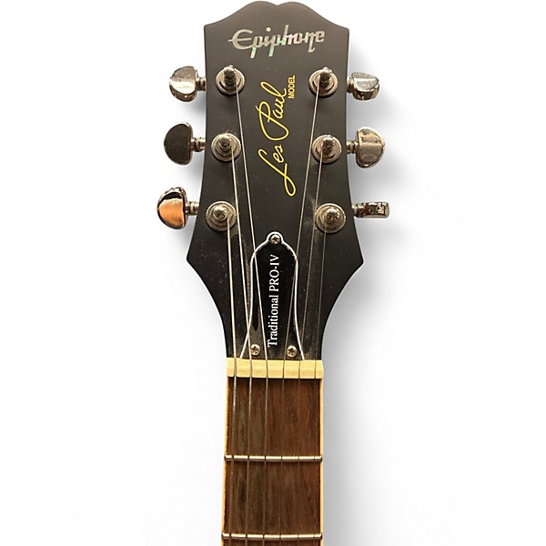 Used Epiphone Les Paul Traditional Pro IV Wine Red Solid Body Electric Guitar