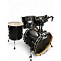 Used Pearl 5 Piece Vision Black Drum Kit