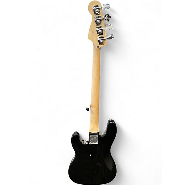 Used Squier Precision Bass Black Electric Bass Guitar