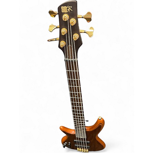 Used Ibanez SR1205 Vintage Natural Electric Bass Guitar