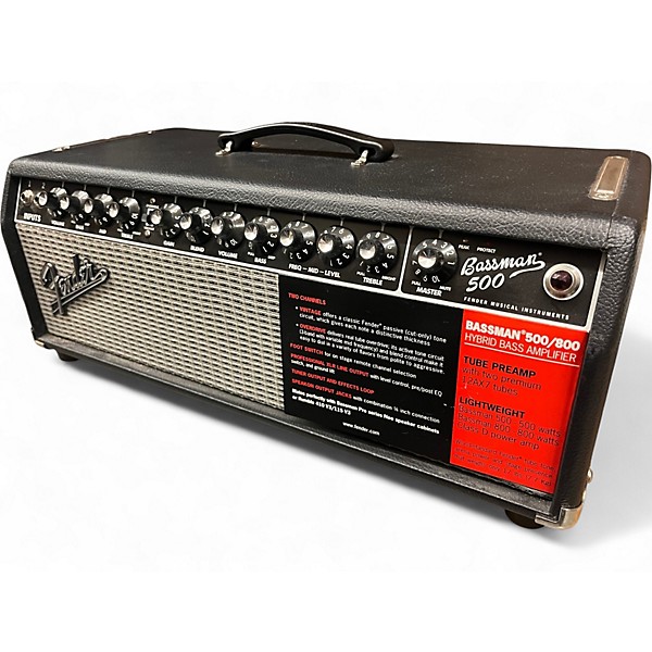 Used Fender bassman 500 Bass Amp Head