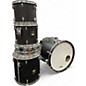 Used Yamaha 5 Piece Stage Custom Black Drum Kit thumbnail