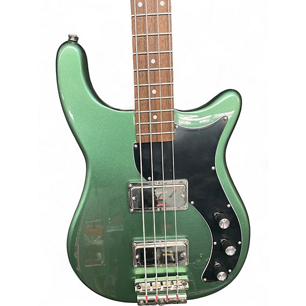 Used 2020s Epiphone Embassy Pro Metallic Green Electric Bass Guitar