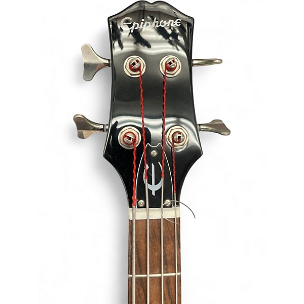 Used 2020s Epiphone Embassy Pro Metallic Green Electric Bass Guitar