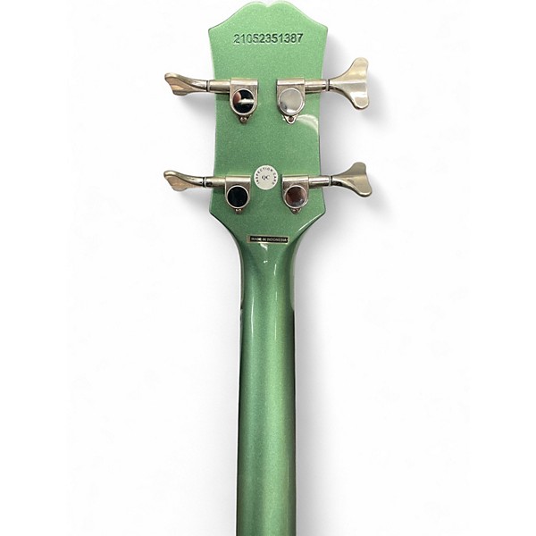 Used 2020s Epiphone Embassy Pro Metallic Green Electric Bass Guitar