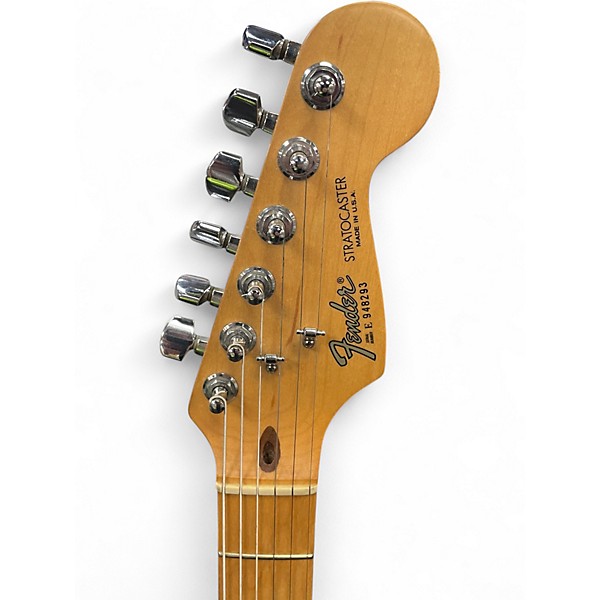 Used Fender American Deluxe Stratocaster Plus Black Solid Body Electric Guitar