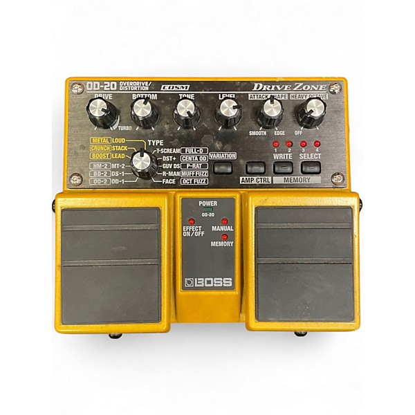 Used BOSS OD20 Overdrive Distortion Effect Pedal