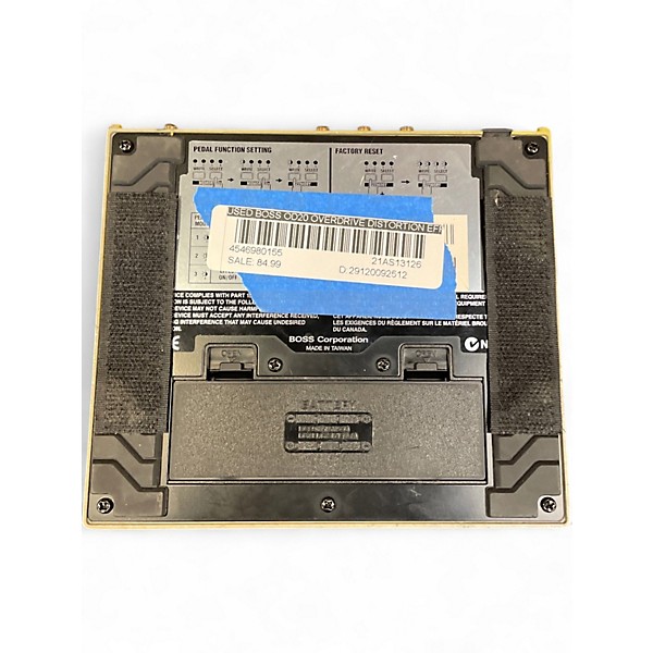 Used BOSS OD20 Overdrive Distortion Effect Pedal