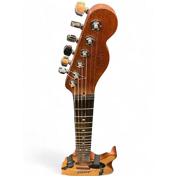 Used Fender American Acoustasonic Telecaster Natural Acoustic Electric Guitar