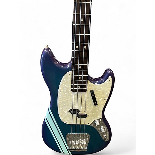 Used 2024 Fender Vintera 60s Mustang Bass COMPETITION BURGUNDY Electric Bass Guitar