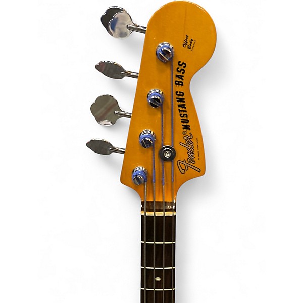 Used 2024 Fender Vintera 60s Mustang Bass COMPETITION BURGUNDY Electric Bass Guitar