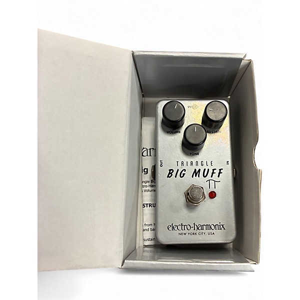 Used Electro-Harmonix Big Muff Triangle Pi Distortion Effect Pedal