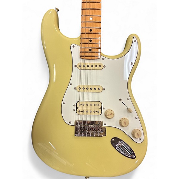 Used Fender 70th Annaversary strat HSS banana Solid Body Electric Guitar