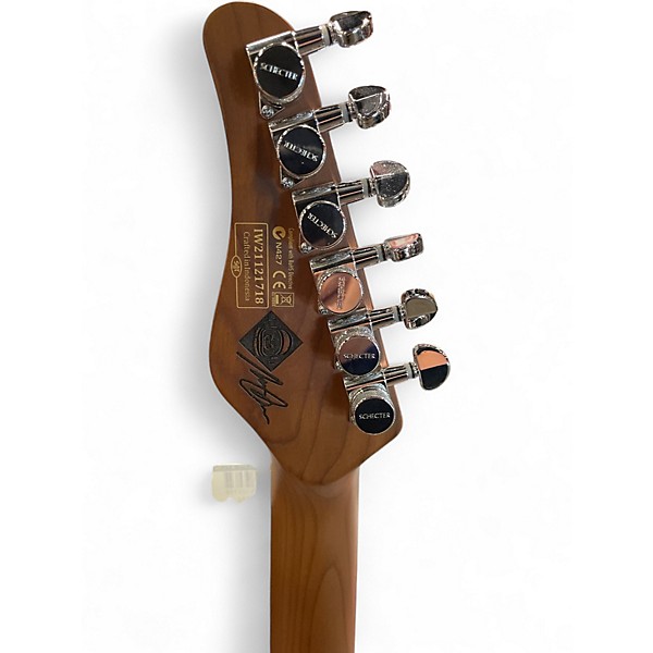 Used Schecter Guitar Research PT atomic frost Solid Body Electric Guitar